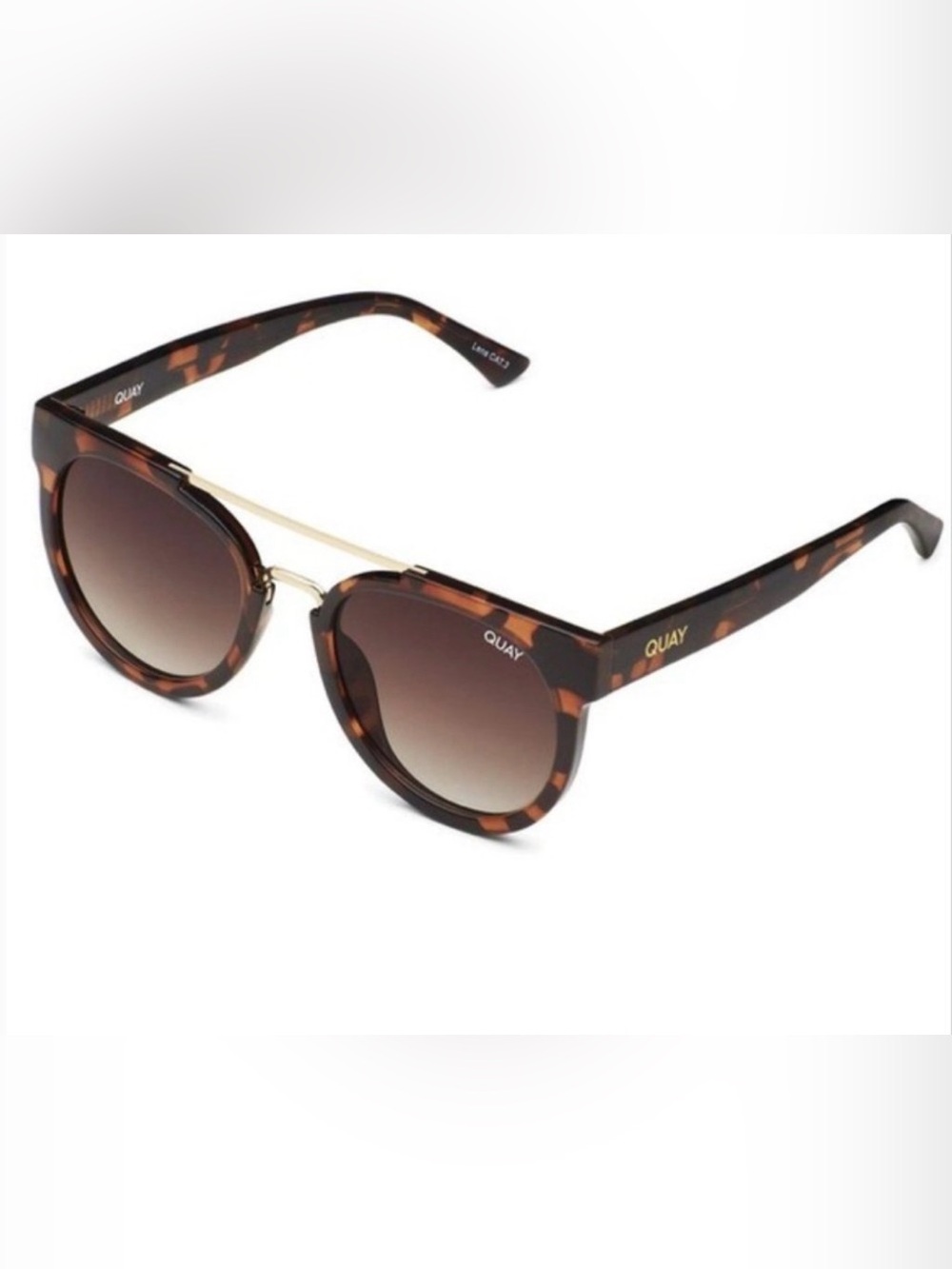 QUAY Australia ODIN 126 Tortoise Gold Sunglasses